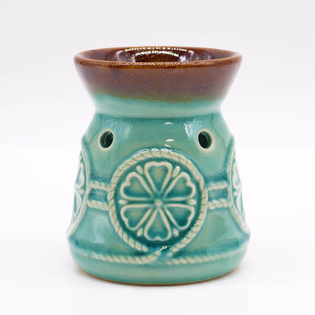 Oil Burner Burner - Turquoise - SHAMTAM.COM