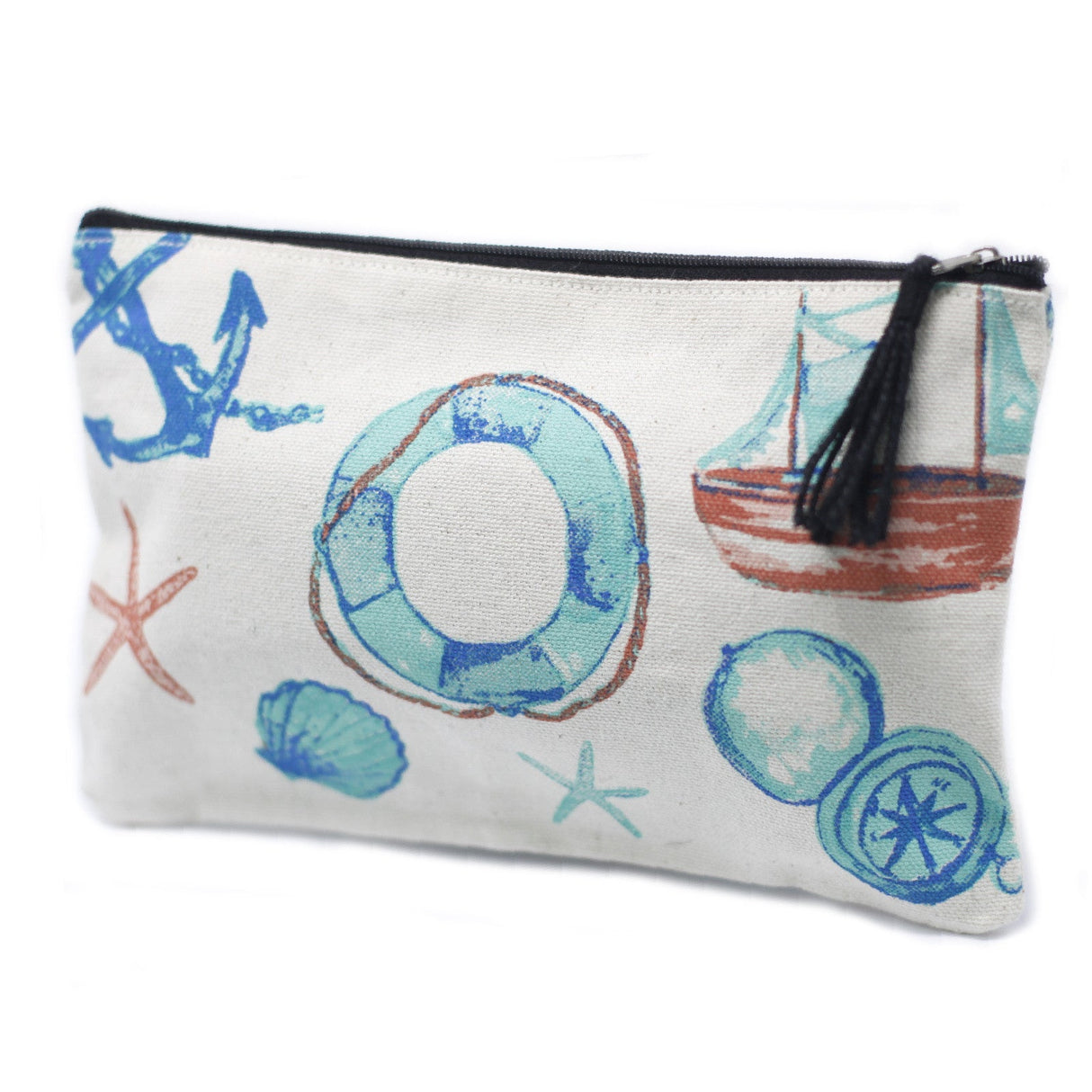 Classic Zip Pouch - Anchors - SHAMTAM.COM