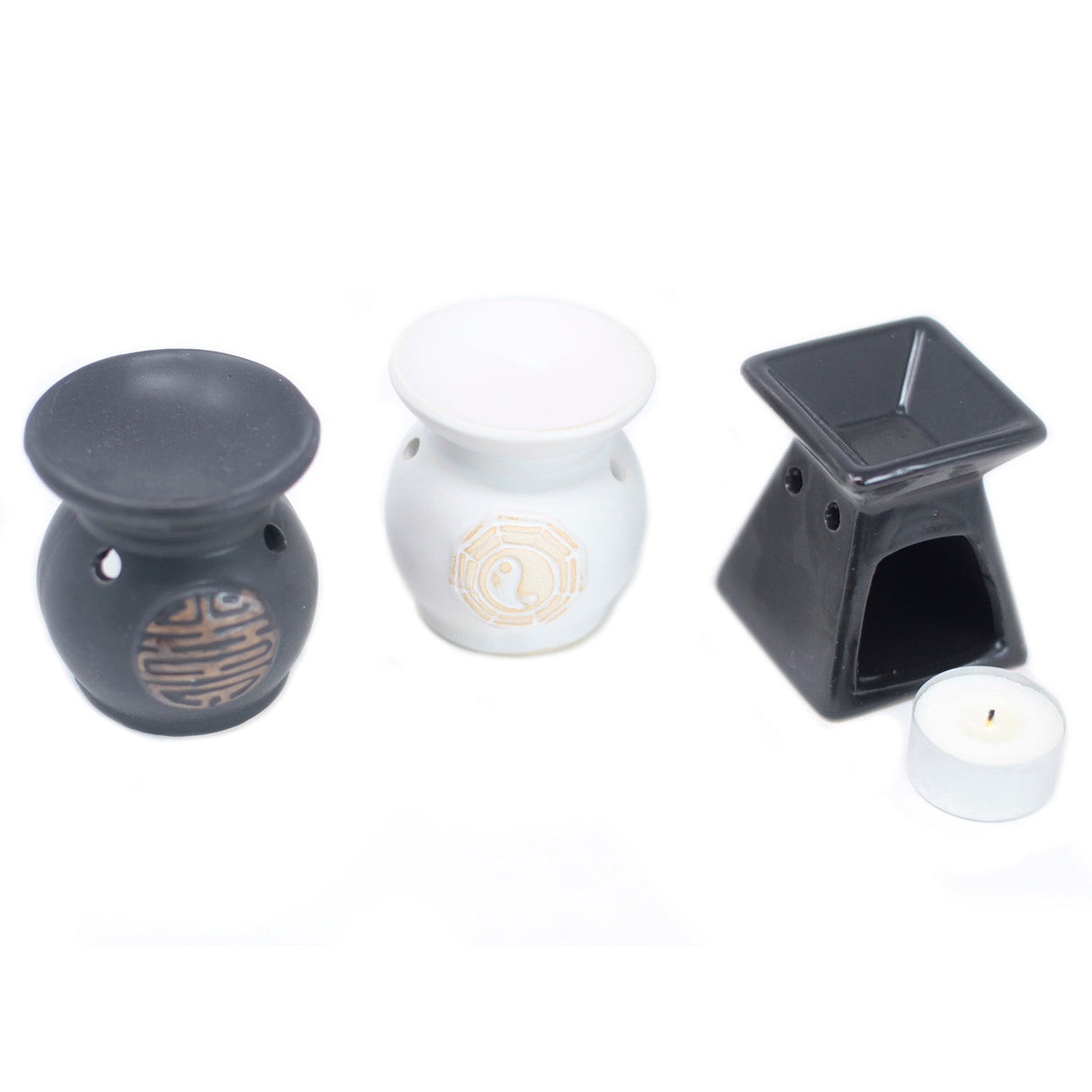 Yin Yang Oil Burner (aast) - SHAMTAM.COM