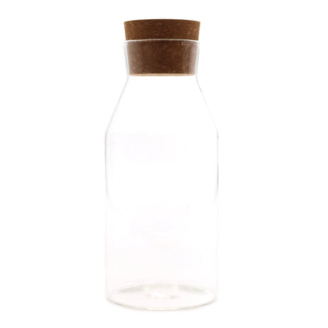 Cottage Cork Glass Jar - Clear - 20cm - SHAMTAM.COM