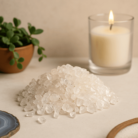 Clear Quartz Crystal Chips, 1kg Bulk - SHAMTAM.COM
