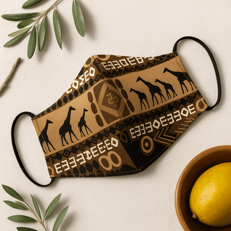 Cloth Face Mask, Adult African Tribal - SHAMTAM.COM