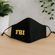 Cloth Face Mask Adult FBI Design Filter Pocket - SHAMTAM.COM