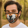 Cloth Face Mask With Filter, Tiger Print Adult - SHAMTAM.COM