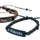 Coco Slogan Bracelets - #Friends - SHAMTAM.COM