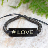 Coco Slogan Bracelets - #Love - SHAMTAM.COM