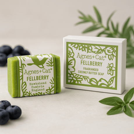 Coconut Butter Bar Soap Handmade 140g Fellberry - SHAMTAM.COM