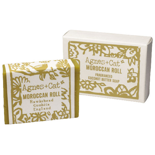 Coconut Butter Soap Handmade Moroccan Roll 140g - SHAMTAM.COM