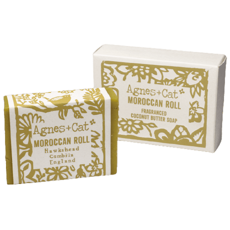 Coconut Butter Soap Handmade Moroccan Roll 140g - SHAMTAM.COM