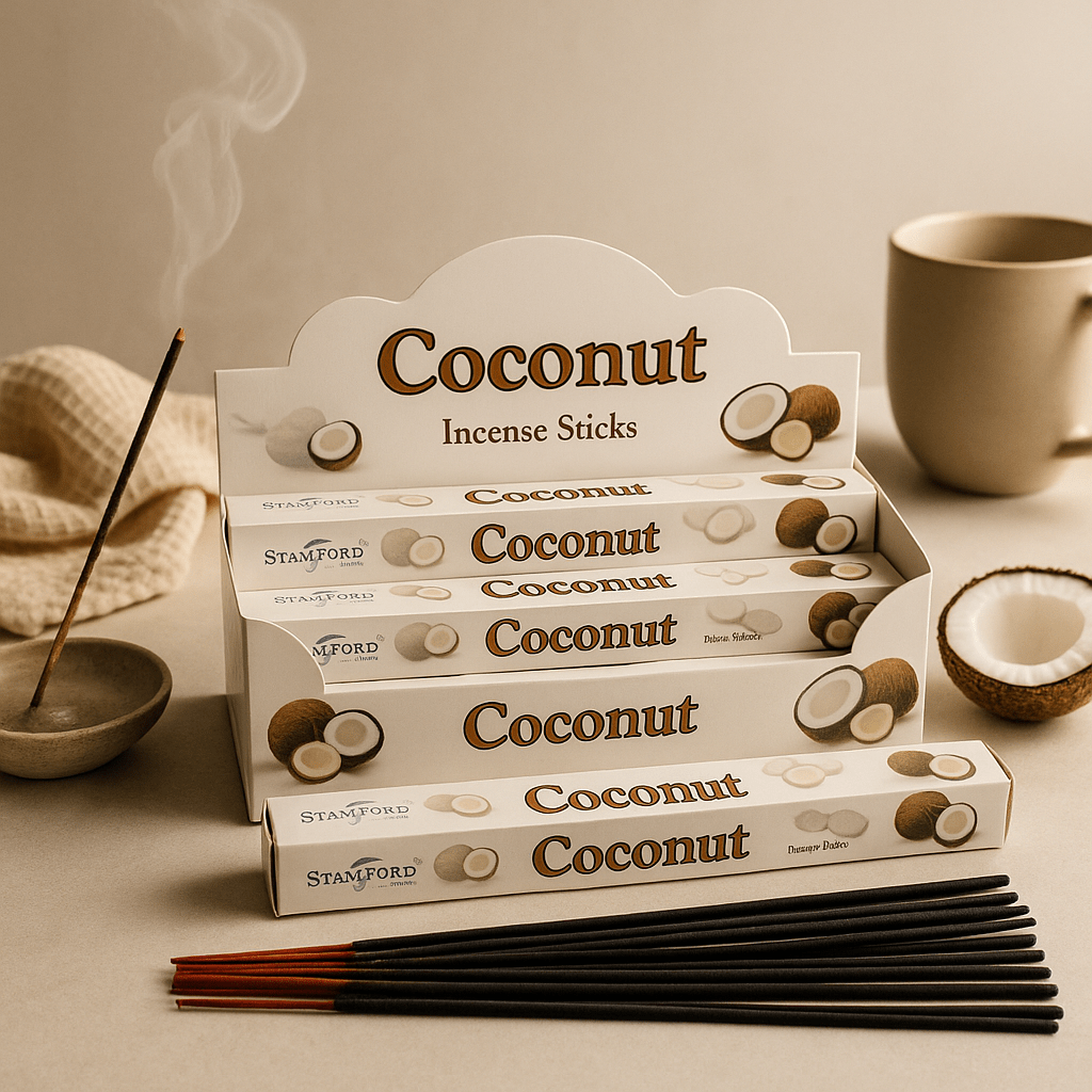 Coconut Incense Sticks 20 Pack Stamford - SHAMTAM.COM