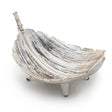 Coconut Leaf Large Fruit Bowl - Whitewash - SHAMTAM.COM
