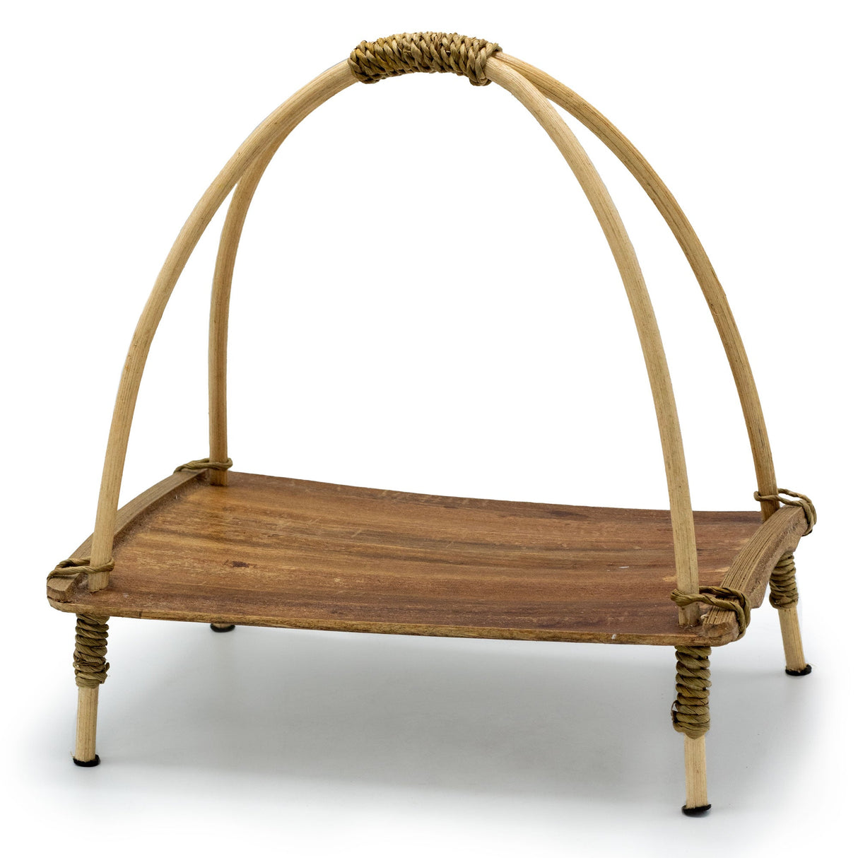 Coconut Leaf Tea Stand - Natural - SHAMTAM.COM