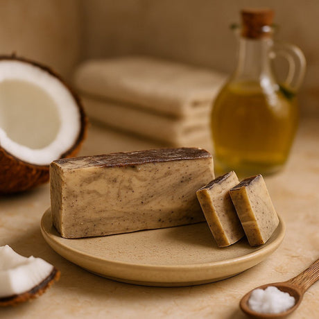 Coconut Olive Oil Soap Loaf - SHAMTAM.COM