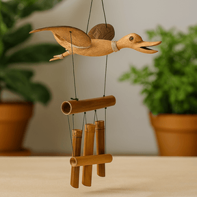 Coconut Wind Chime Duck - SHAMTAM.COM