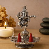 Cone Incense Burner, Dancing Ganesha - SHAMTAM.COM