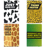 A5 Notebook - Assorted Designs - Animal Encouragement - SHAMTAM.COM