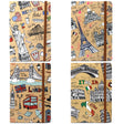 A5 Notebook - Assorted Designs - Travel - SHAMTAM.COM