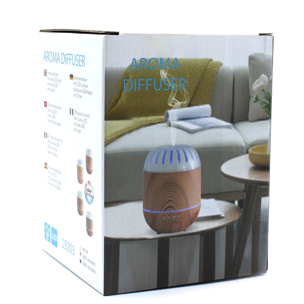 Aroma Diffuser - USB - Colour Change - Timer - SHAMTAM.COM