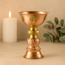 Copper Ritual Goblet Tree Of Life 10x15cm - SHAMTAM.COM