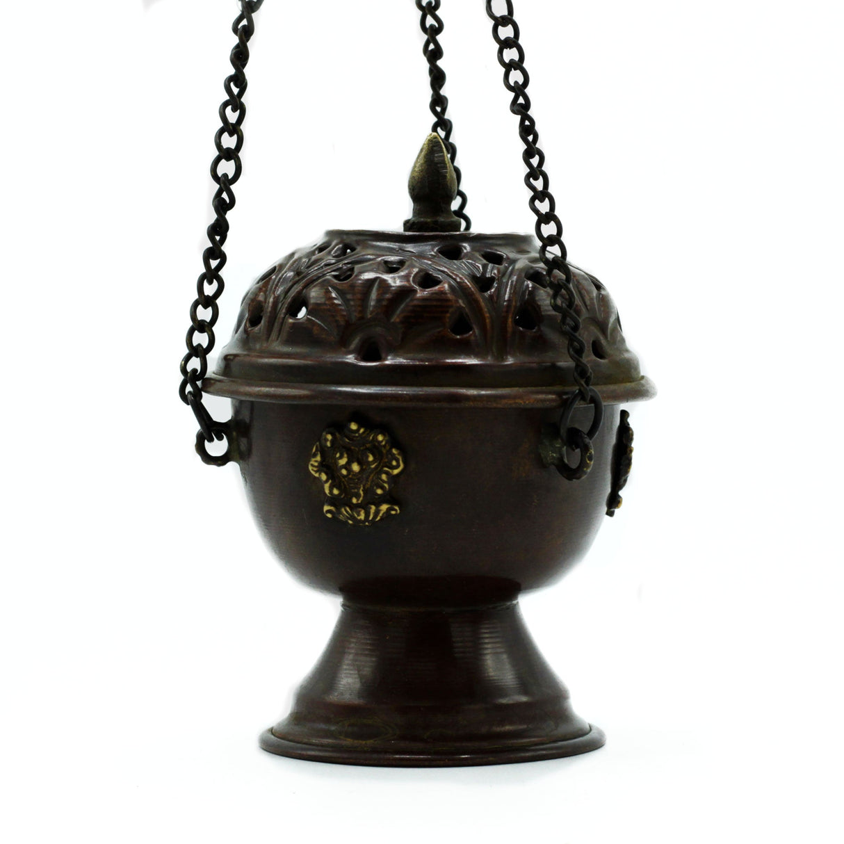 Copper Tibetan Incense Burner - Classic Hanging - SHAMTAM.COM