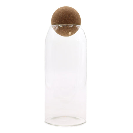 Cottage Cork - Ball Glass Jar - Clear - 20cm - SHAMTAM.COM
