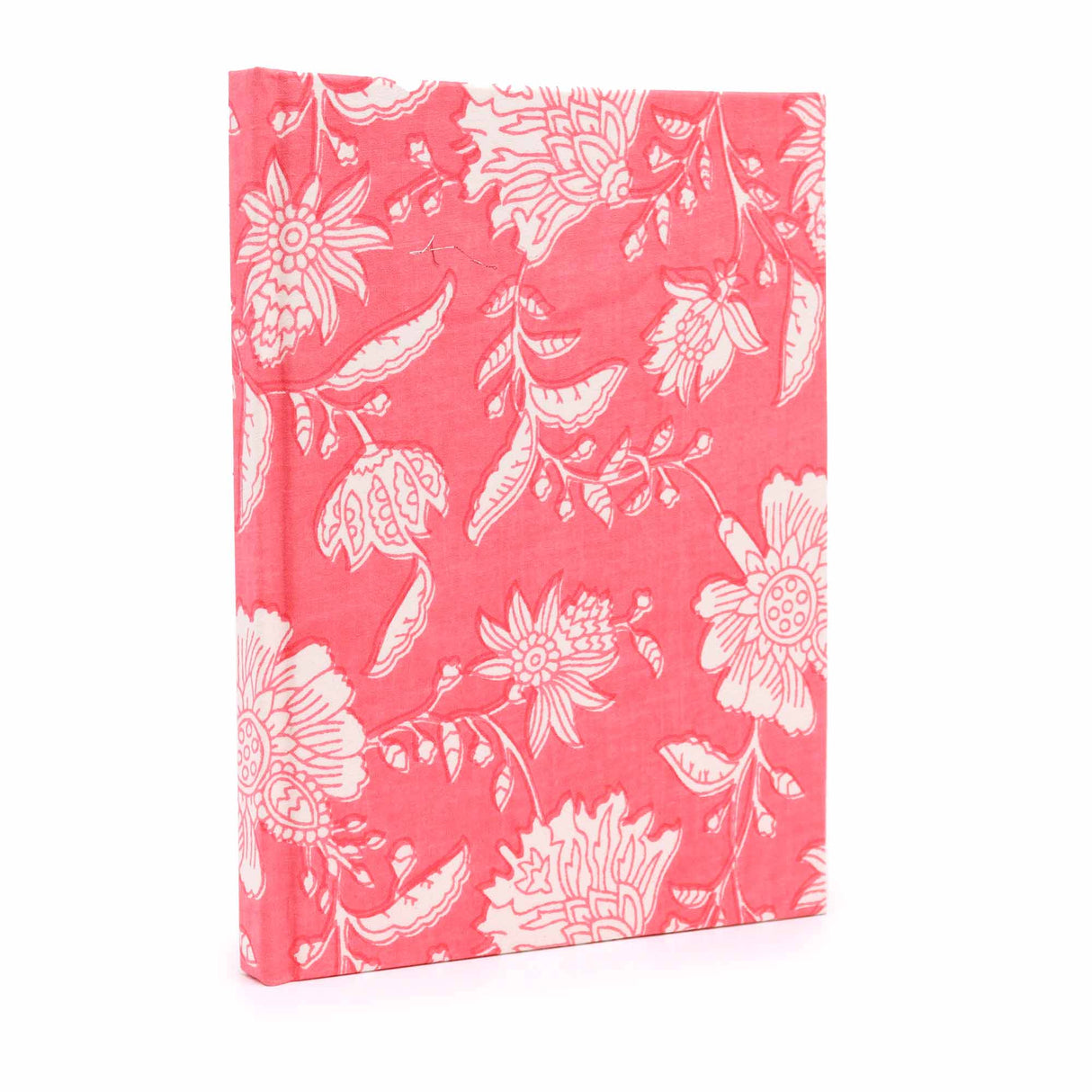 Cotton Notebook 20x15cm - 96 pages - Pink Floral - SHAMTAM.COM