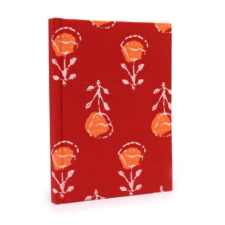 Cotton Notebook 20x15cm - 96 pages - Roses - SHAMTAM.COM