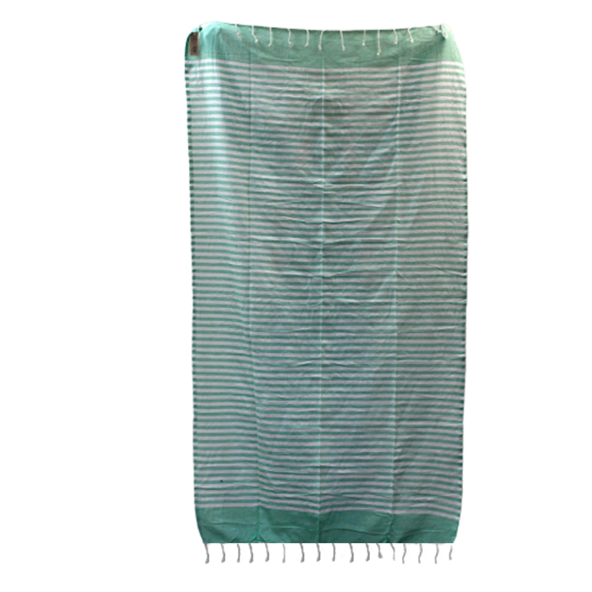 Cotton Pareo Throw - 100x180 cm - Picnic Green - SHAMTAM.COM