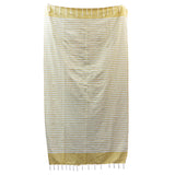 Cotton Pareo Throw - 100x180 cm - Sunny Yellow - SHAMTAM.COM