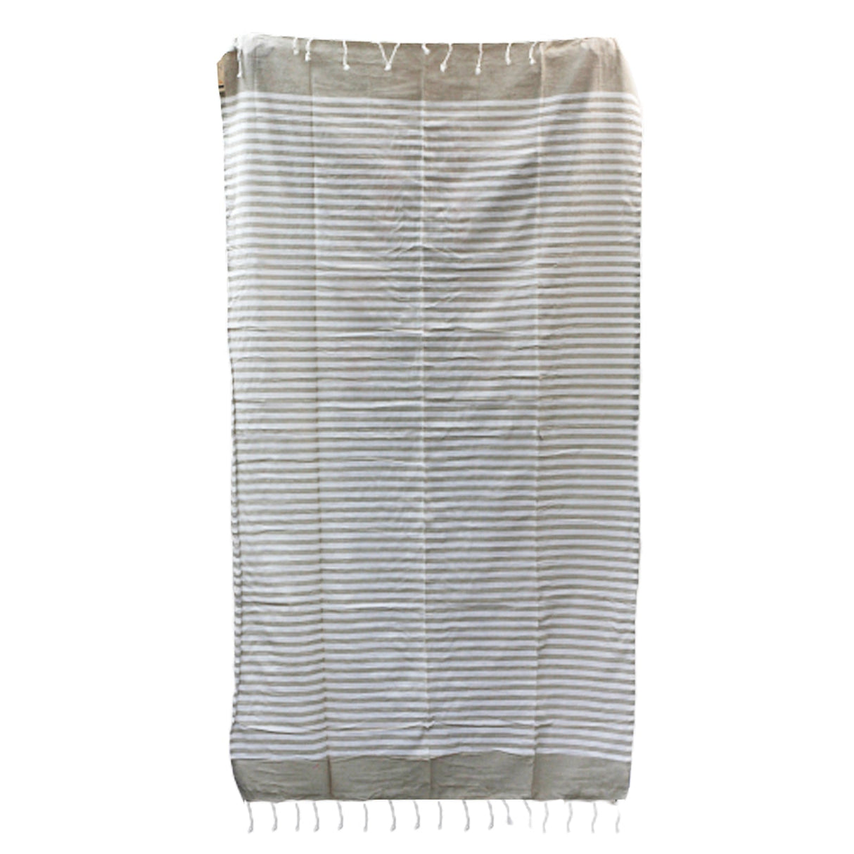 Cotton Pareo Throw - 100x180 cm - Warm Sand - SHAMTAM.COM