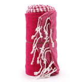 Cotton Pareo Towel - 100x180 cm - Hot Pink - SHAMTAM.COM