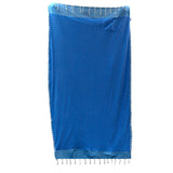 Cotton Pareo Towel - 100x180 cm - Sky Blue - SHAMTAM.COM