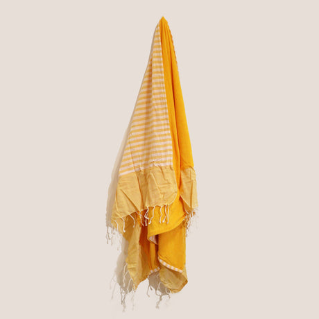 Cotton Pareo Towel - 100x180 cm - Sunny Yellow - SHAMTAM.COM