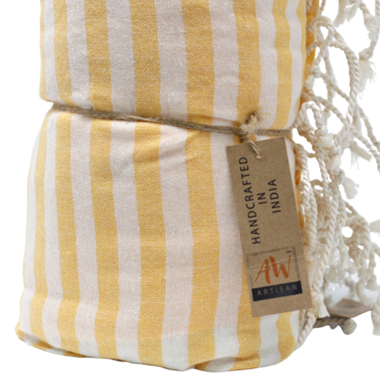 Cotton Pareo Towel - 100x180 cm - Sunny Yellow - SHAMTAM.COM