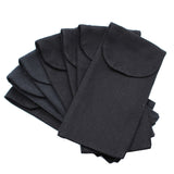 Cotton Pouch for Gemstone Face Rollers 10oz - Black 9x19xm - SHAMTAM.COM