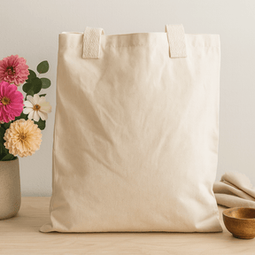 Cotton Tote Bag Natural 6oz 38x42cm - SHAMTAM.COM