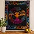 Cotton Wall Art Adam and Eve Tree - SHAMTAM.COM