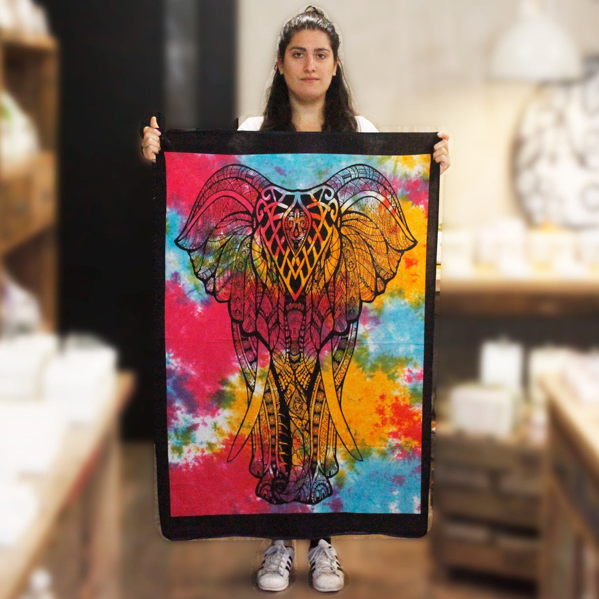 Cotton Wall Art - Elephant - SHAMTAM.COM