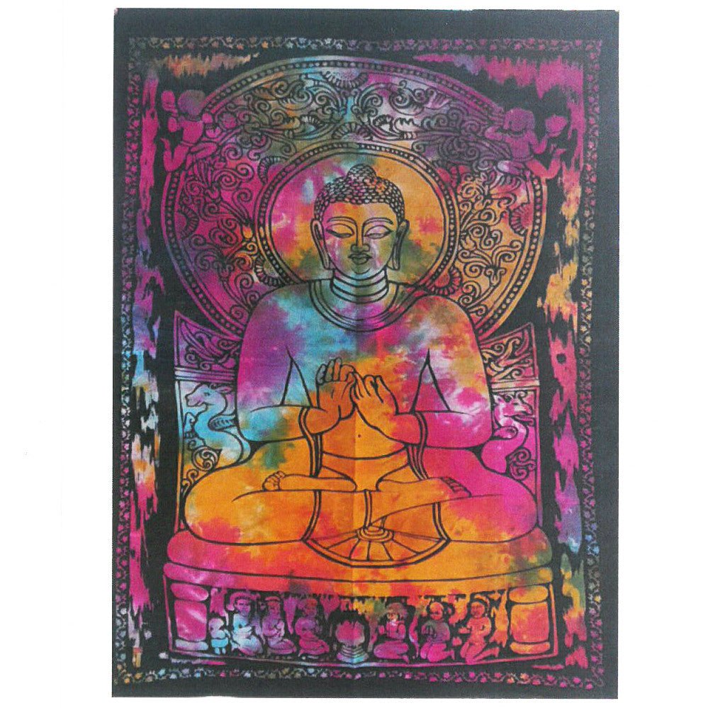 Cotton Wall Art - Peaceful Buddha - SHAMTAM.COM