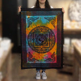 Cotton Wall Art - Sacred OM - SHAMTAM.COM