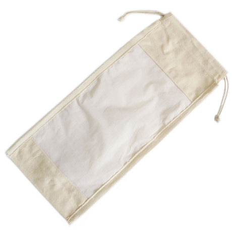 Cotton Window Drawstring Pouch, 35 x 15 cm - SHAMTAM.COM