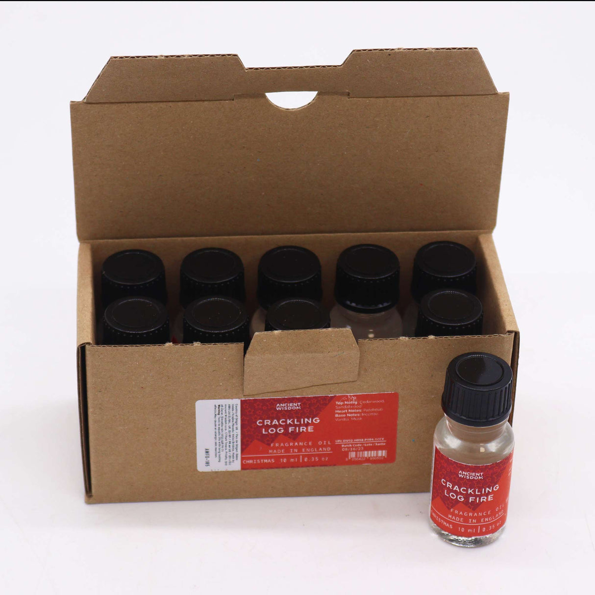 Fragrance Oil Crackling Log Fire 10ml - SHAMTAM.COM