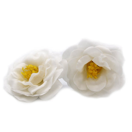 Craft Soap Flower - Camellia - White - SHAMTAM.COM