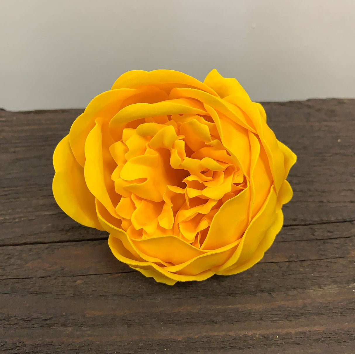 Craft Soap Flower - Ext Large Peony - Yellow - SHAMTAM.COM