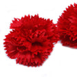 Craft Soap Flowers - Carnations - Red - SHAMTAM.COM