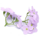 Craft Soap Flowers - Hyacinth Bean - Lavender - SHAMTAM.COM