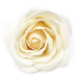 Craft Soap Flowers - Lrg Rose - Ivory - SHAMTAM.COM