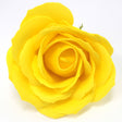 Craft Soap Flowers - Lrg Rose - Yellow - SHAMTAM.COM