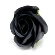 Craft Soap Flowers - Med Rose - Black - SHAMTAM.COM