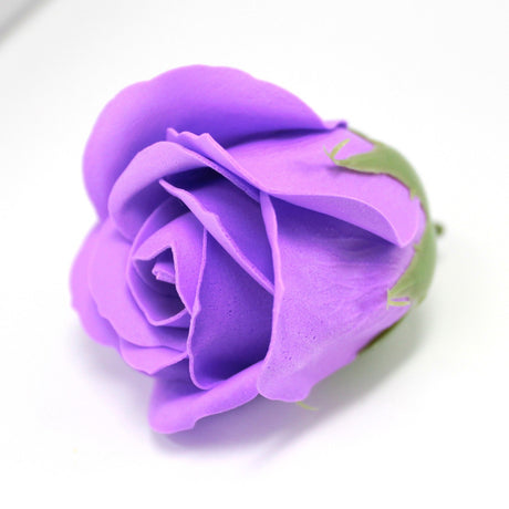 Craft Soap Flowers - Med Rose - Lavender - SHAMTAM.COM